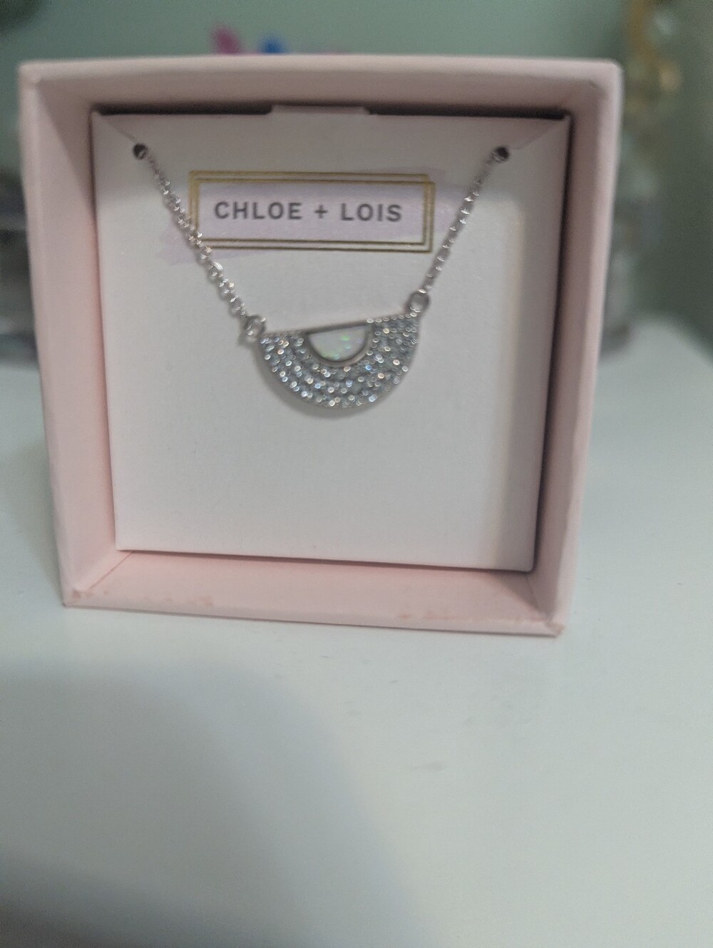 Chloe + Lois Half Mod Necklace